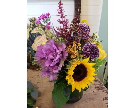 Autumn Garden Flower Arrangement