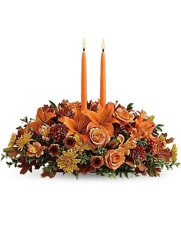 Family Gathering Centerpiece Flower Arrangement