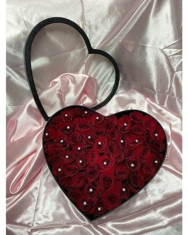 Love Box Flower Arrangement
