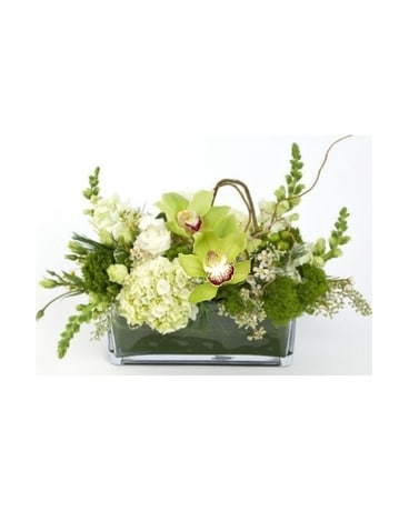 Green Forest Flower Arrangement