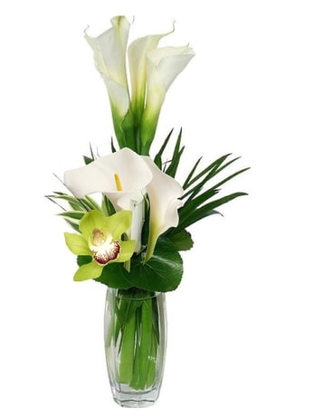 Calla Lily inspiration Flower Arrangement