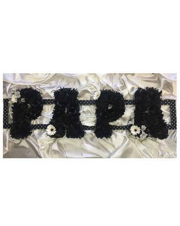 Papa Tribute for Raider’s Fan Flower Arrangement