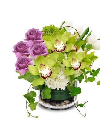 Orchid Delights Flower Arrangement