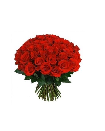 100 Red Roses Flower Arrangement