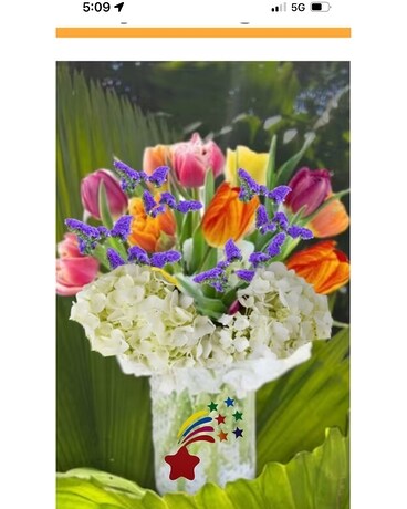 End of the rainbow Tulips