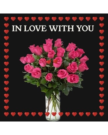 100 Mixed Color Roses Flower Arrangement