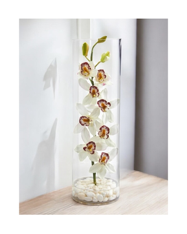 Red Roses inside Cylinder Flower Arrangement