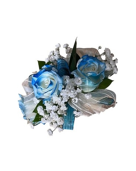 Teal Prom Corsage in Modesto CA - Flowers By Alis