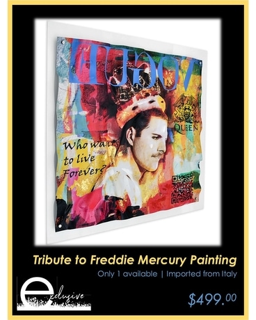 Tribute to Freddie Mercury Art Gifts