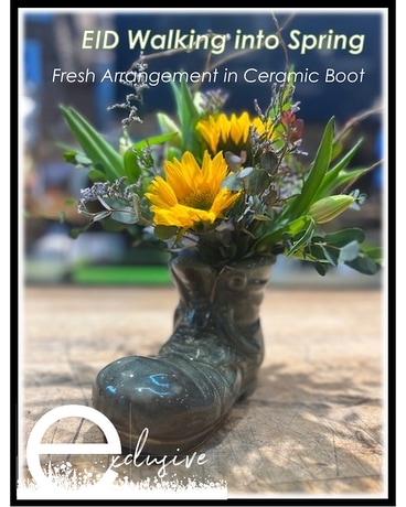 EID Walking Into Spring Flower Arrangement