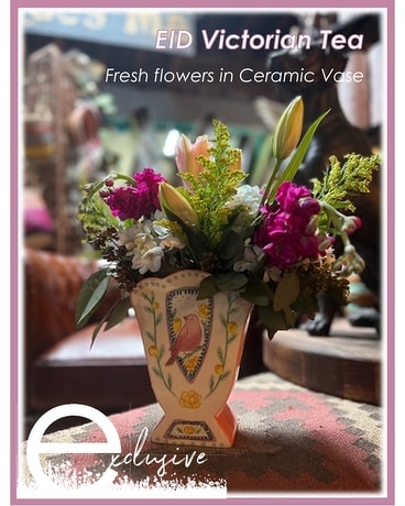 EID Victorian Tea Flower Arrangement