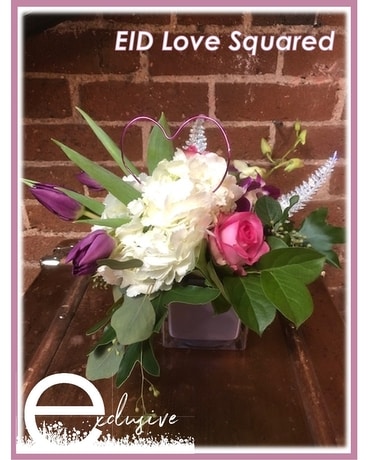 EID Love Squared Flower Arrangement