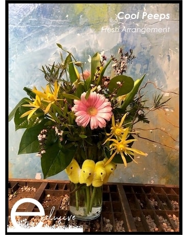 Cool Peeps Flower Arrangement