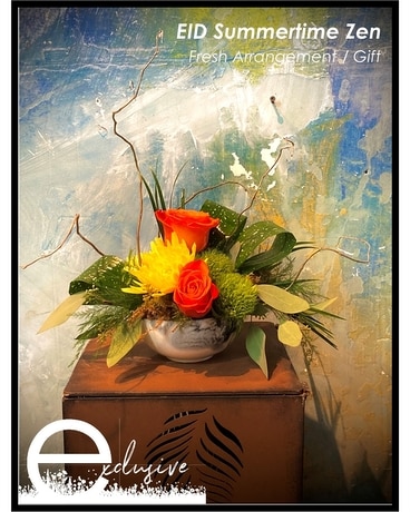 EID Summertime Zen Flower Arrangement