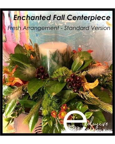 EID Enchanted Fall Centerpiece Flower Arrangement