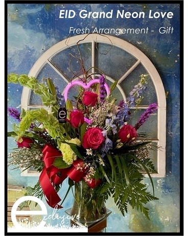 EID Grand Neon Love Flower Arrangement