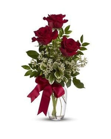 Bud Vase Trio Flower Arrangement