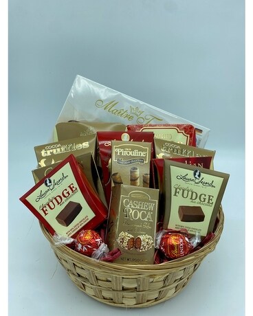 Gift Basket Flower Arrangement