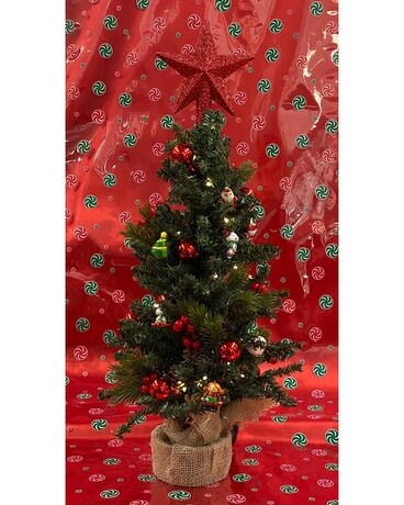 Tabletop decorated tree Flower Arrangement