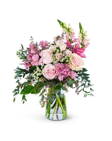 Gentle Pink Meadow in Piedmont, CA Flower Arrangement