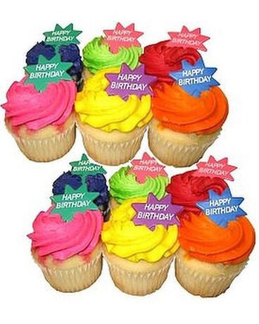 Happy Birthday Cupcakes In Eugene Or Dandelions Flowers Gifts