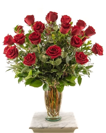 Two Dozen Red Roses Flower Arrangement