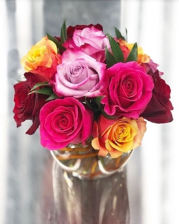 Small Bubble of Roses Every Month Flower Arrangement