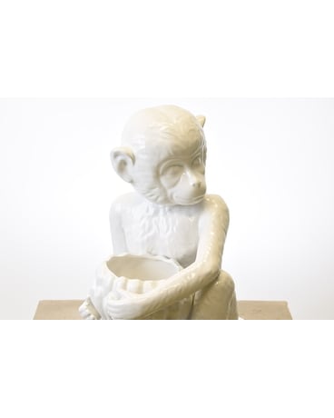 Monkey Planter Flower Arrangement