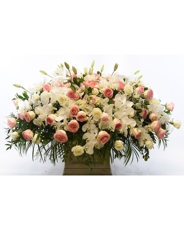 Ruth Casket Spray Funeral Casket Spray Flowers