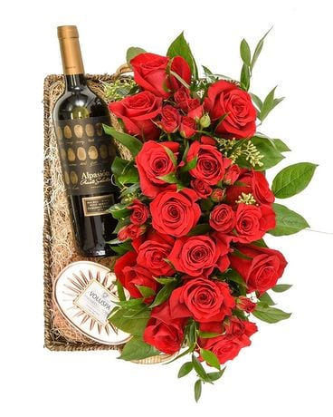 Wine & Dine Flower Arrangement