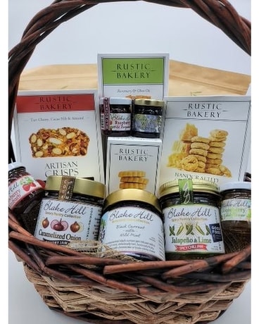 Rustic Gourmet Basket Gift Basket