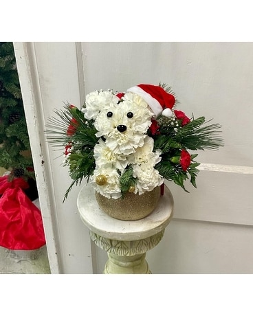 Santa's Helper Flower Arrangement