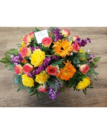 Bright Colored Topper Specialty Arrangement