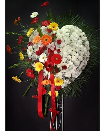 Standing Heart 09 Flower Arrangement
