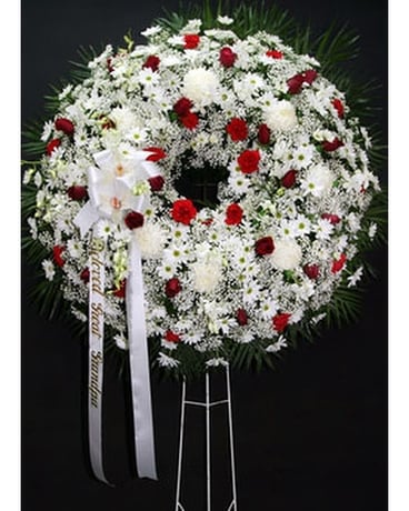 Standing Wreaths 02 Flower Arrangement