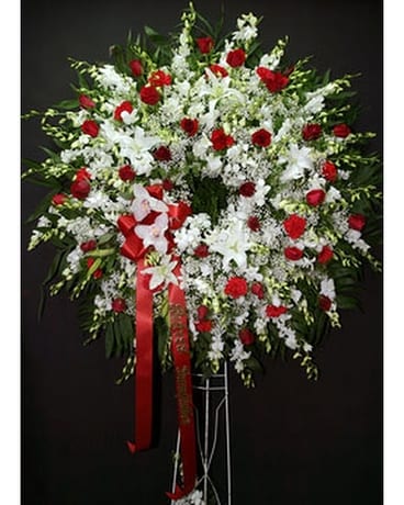 Standing Wreaths 05 Flower Arrangement