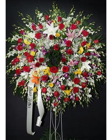 Standing Wreaths 08 Flower Arrangement