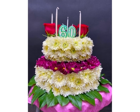 It's Your Birthday Cake Flower Arrangement
