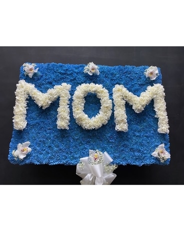 Mom Standing Spray Sympathy Arrangement
