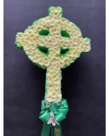 Celtic Cross Sympathy Arrangement