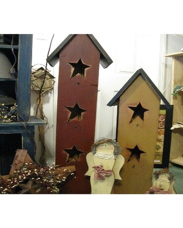 Lighted Star Birdhouse
