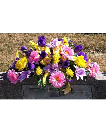 Saddle Flower Arrangement