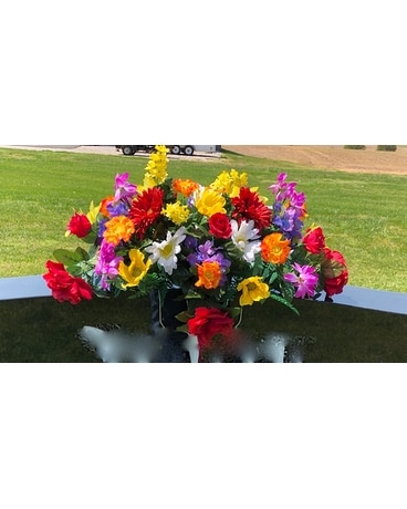 Saddle Flower Arrangement