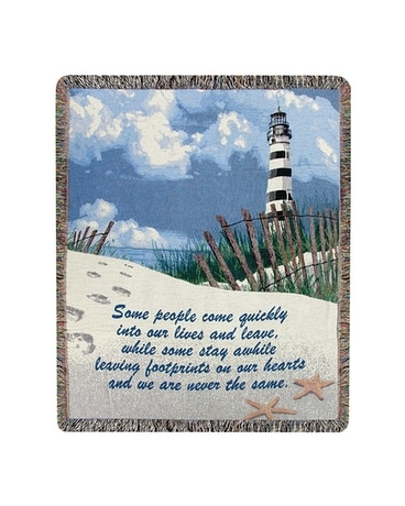 Footprints on our Heart Throw Gifts
