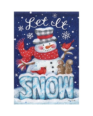 Flag -Winter Snow Gifts