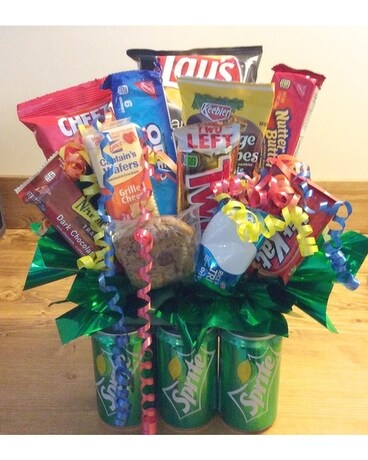 Snack Pack Flower Arrangement