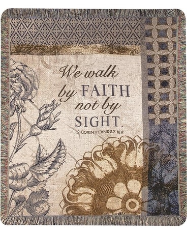 Walk by Faith Throw Gifts