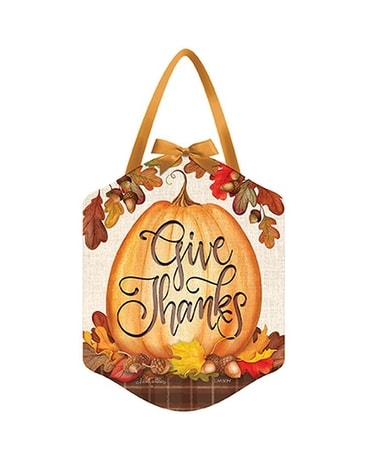 Door Hanger -Give Thanks Gifts