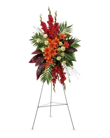 A New Sunrise Spray Flower Arrangement