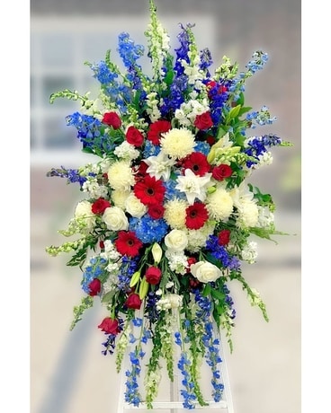 Patriotic Beauty Flower Arrangement